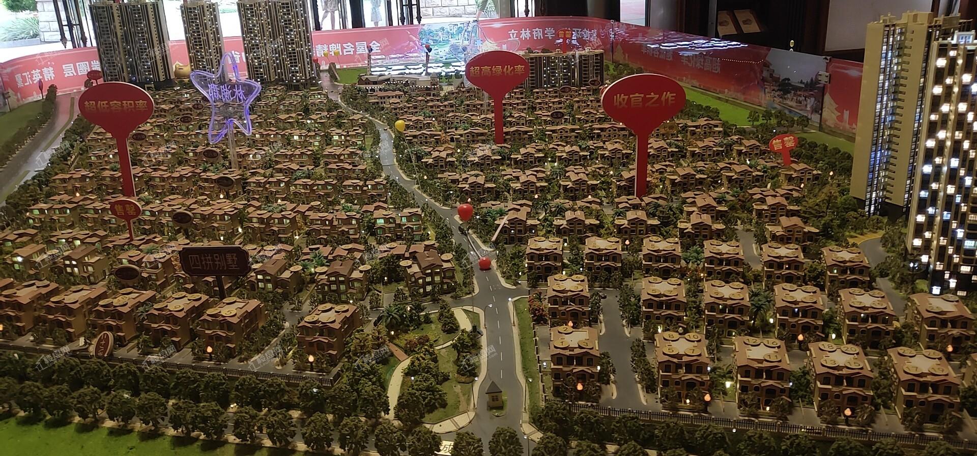 钦州碧桂园沙盘实景图