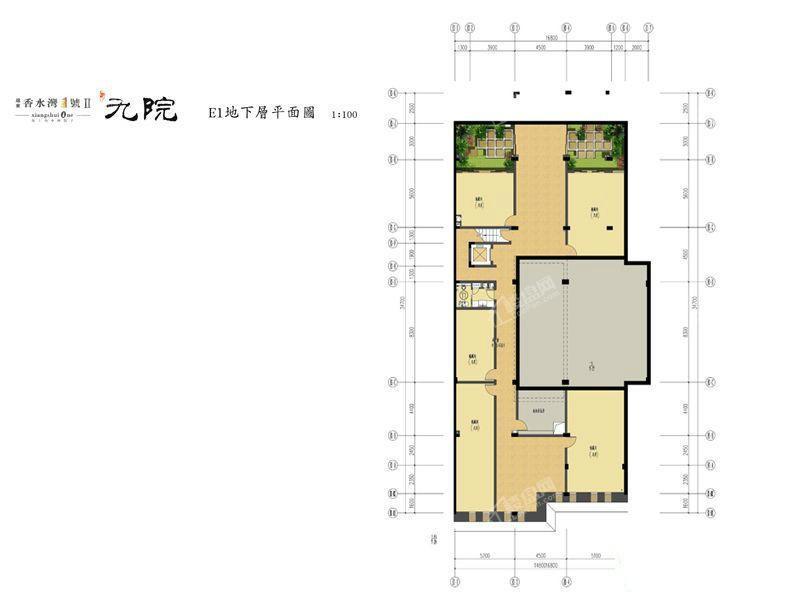 二期战国城邦--E1户型地下层