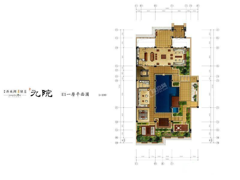 二期战国城邦--E1户型一层