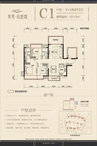  龙光玖誉湾C1户型图