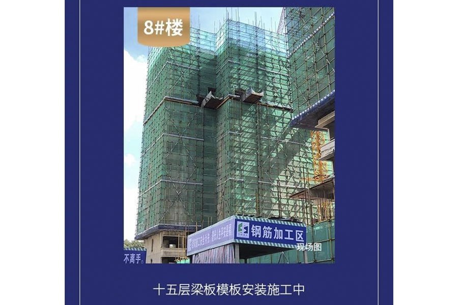  金科观天下B区一期8#楼实景图（摄于2019-7-11）