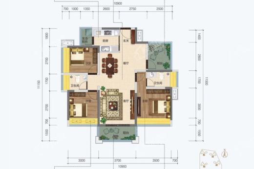 龙光天禧户型图