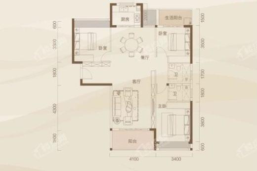 远望1号户型图