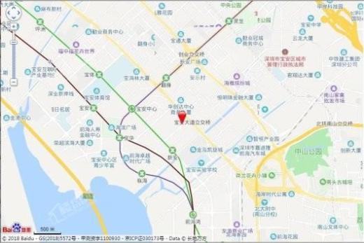 新锦安海纳公馆交通图