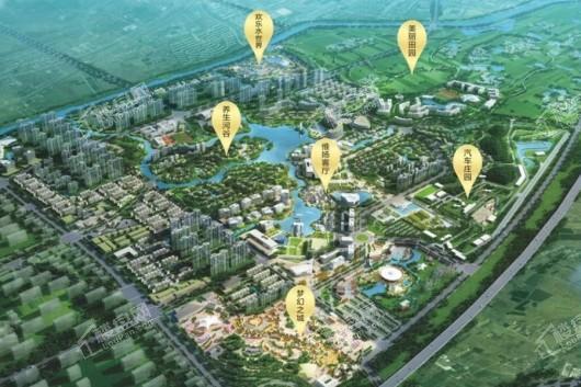 扬州华侨城项目鸟瞰图