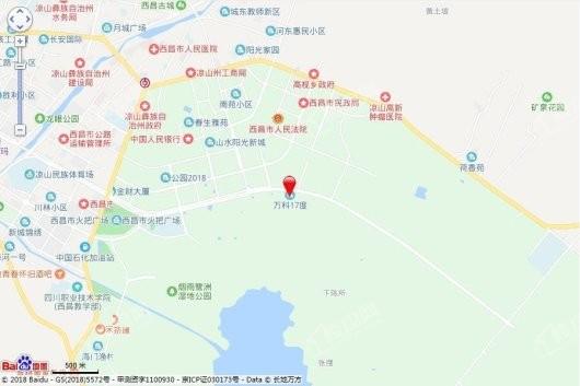 中国邛海17度国际旅游度假区电子地图