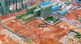 龙光玖珑臺一期建设进度（摄于2019-6）
