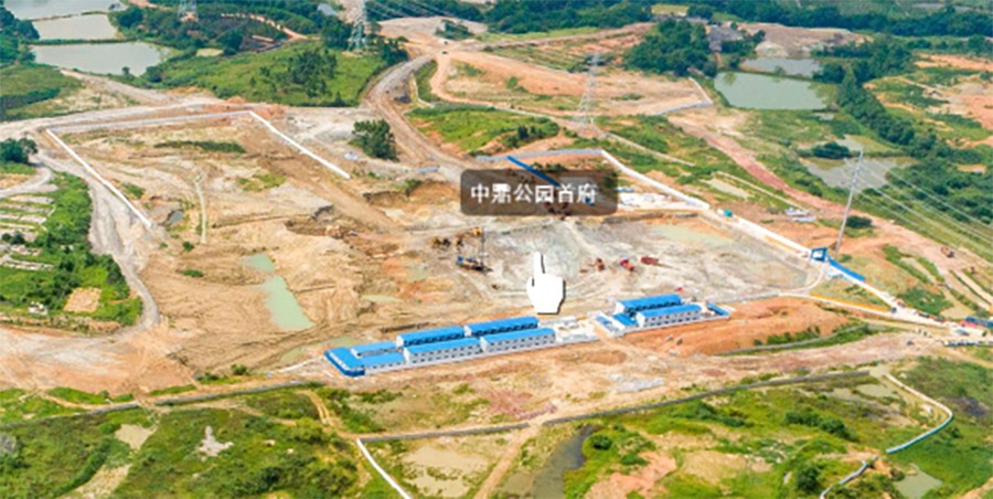  中鼎公园首府项目建设进度（摄于2019-6）
