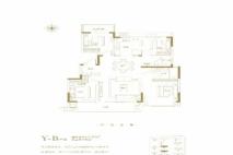 美盛中华城Y-B户型 4室2厅2卫1厨