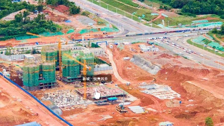 新城·悦隽风华项目建设进度（摄于2019-6）