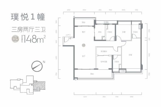 江门保利中心户型图图片