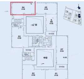 6栋4-8层建面269.53平办公户型