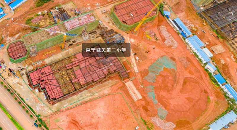 邕宁城关第二小学（建设中），距离项目约500米