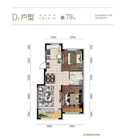 太湖国府壹号洋房79平2室2厅1卫