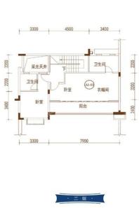 保利雲上二层 2室2厅3卫1厨