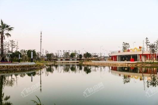 中粮珑湾祥云距离项目100米的湿地艺术公园