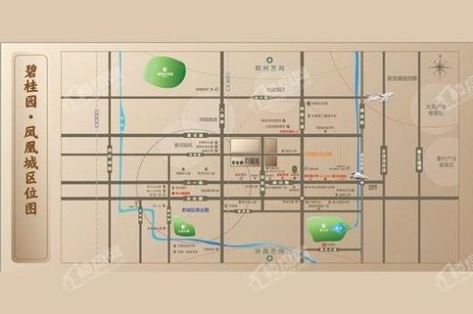 碧桂园凤凰城交通图