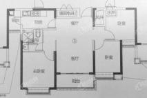 恒大珺庭18座03户型99㎡ 3室2厅1卫1厨