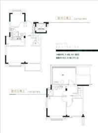万科青藤公园复式公寓上5-6层 3室2厅2卫1厨
