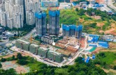 唐樾青山工程建设进度（摄于2019-6）