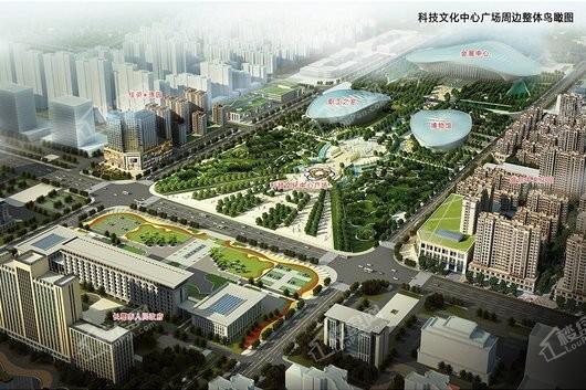 佳美·豫园科技文化中心鸟瞰图