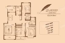 各个空间户型方正，方便室内家具布置；全明户型，各部分空间均有窗，可保证整体空间采光和通风，居住舒适度好