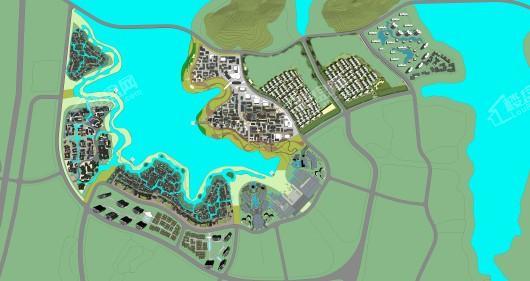 梓山湖未来城区位图