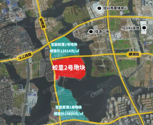 武汉地产·镜湖蛟里2号地块位置图