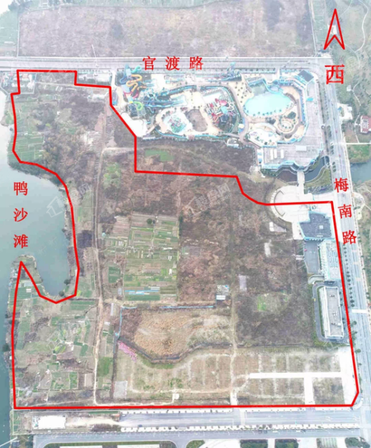 武汉地产镜湖03-04-1号地块位置图