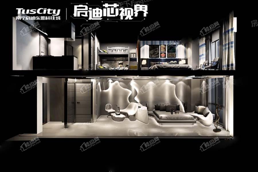 南宁启迪东盟科技城公寓A1#楼48㎡户型