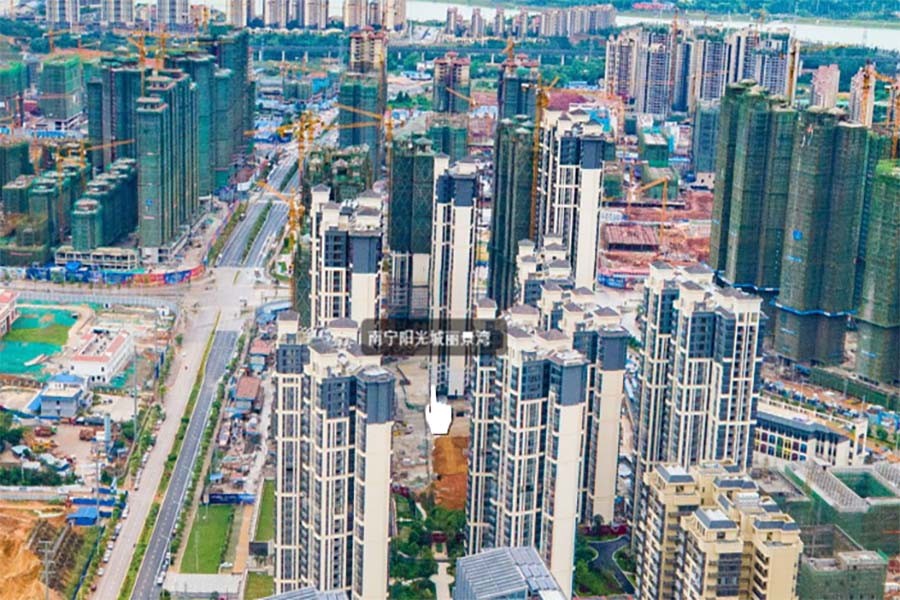 南宁阳光城丽景湾二期南区高层住宅实景图（摄于2019-6）