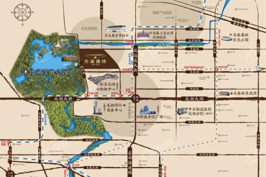 中国铁建西派唐颂区位图