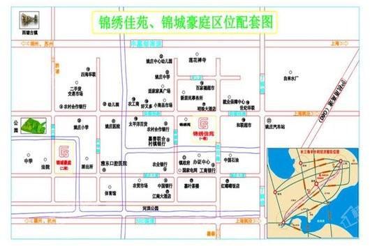 锦城豪庭交通图
