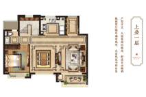 玺悦珑庭云玺141平上叠一层户型 4室2厅3卫1厨