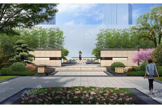 令牌·香榭国际中心花园透视图