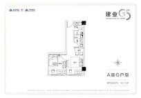 建业G5A座G户型 1室2厅1卫1厨