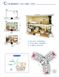 天誉城鱼先生的公寓2-8#楼C户型