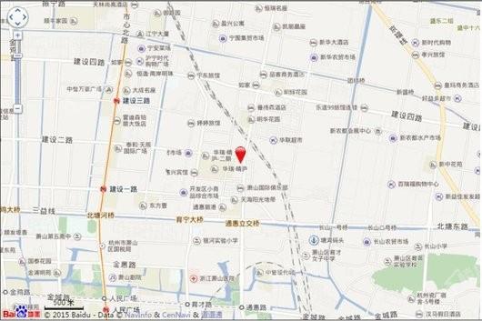 滨江新城东方名府电子地图