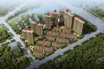 中国铁建西湖国际城鸟瞰图