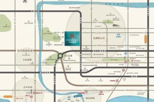 杭州江山风华交通图
