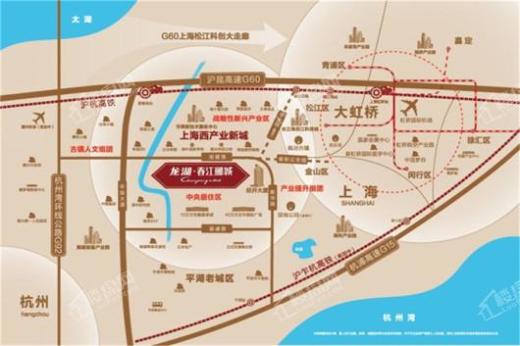 嘉兴龙湖春江郦城交通图