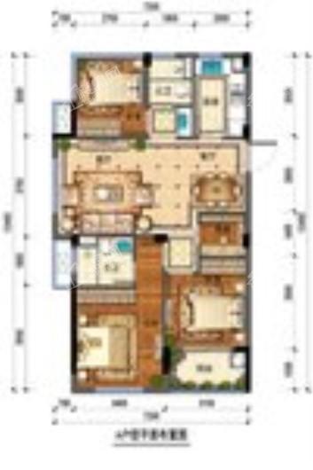 佳源优优锦城四室两厅一厨两卫 4室2厅2卫1厨