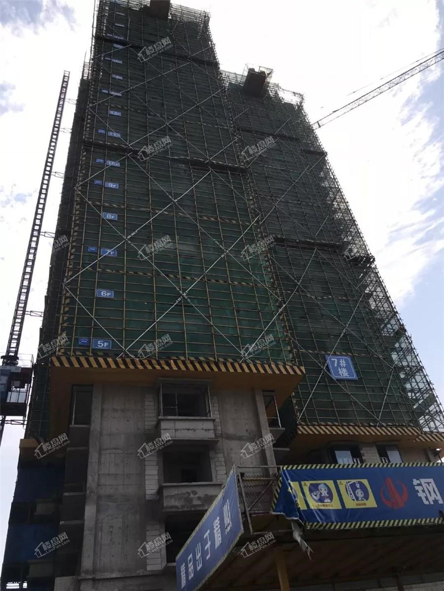 金科博翠山7#楼施工现场实景图（摄于2019-9-19）