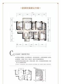 万科金域滨江17#楼C户型