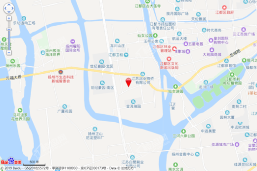 雅居乐江都地块交通图