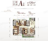 碧桂园十里江南A户型 4室2厅2卫1厨