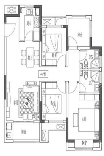 新城中骏悦隽半岛户型图