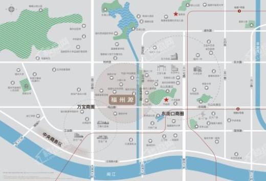 福州源交通图