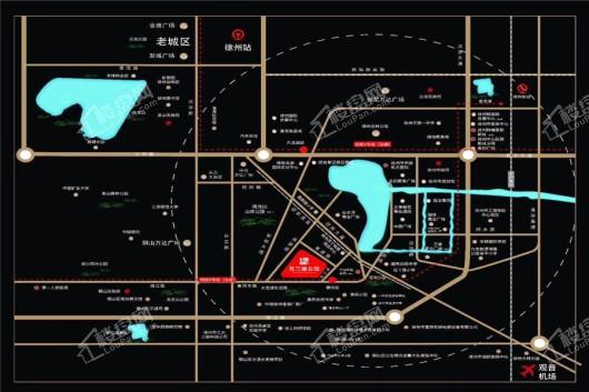 绿地国际产业新城 莫兰迪公馆项目交通大图