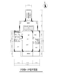 2号楼A-1户型平面图